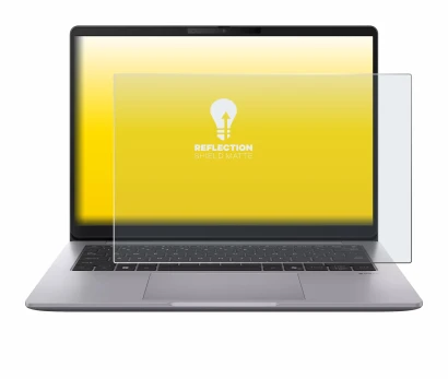 Immagine del dispositivo ASUS ExpertBook P3 G2 con un'ampia varietà di protezioni per lo schermo.