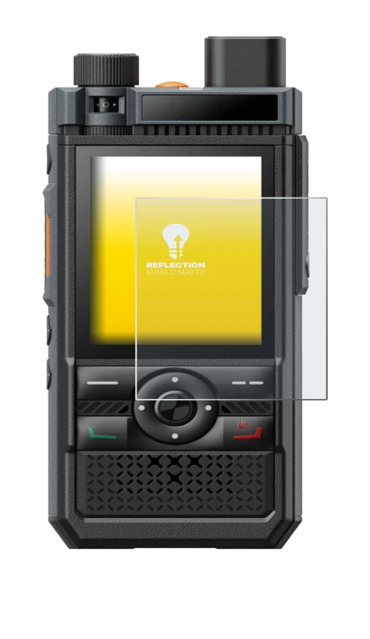 Immagine del dispositivo Hytera P50 Pro con un'ampia varietà di protezioni per lo schermo.