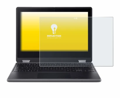 Immagine del dispositivo Acer Chromebook Spin 511 R757TN con un'ampia varietà di protezioni per lo schermo.