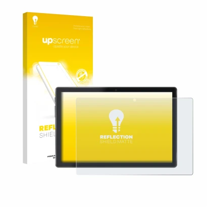 Parte frontale di una confezione del prodotto con il logo del marchio upscreen. Accanto è raffigurato il dispositivo Lisciani