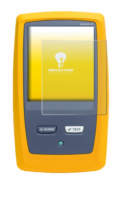 Immagine del dispositivo Fluke DSX8000 con un'ampia varietà di protezioni per lo schermo.
