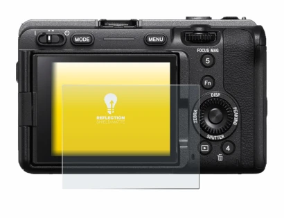 Immagine del dispositivo Sony FX3A (ILME‑FX3A) con un'ampia varietà di protezioni per lo schermo.