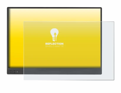 Immagine del dispositivo ASUS ZenScreen MB16NCG con un'ampia varietà di protezioni per lo schermo.