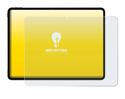 Immagine del dispositivo OnePlus Pad 4 con un'ampia varietà di protezioni per lo schermo.