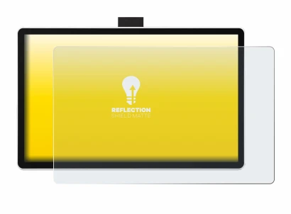 Immagine del dispositivo Wacom One 14 con un'ampia varietà di protezioni per lo schermo.