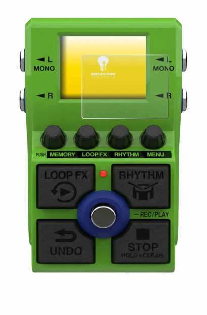 Immagine del dispositivo Zoom MS-90LP Plus con un'ampia varietà di protezioni per lo schermo.