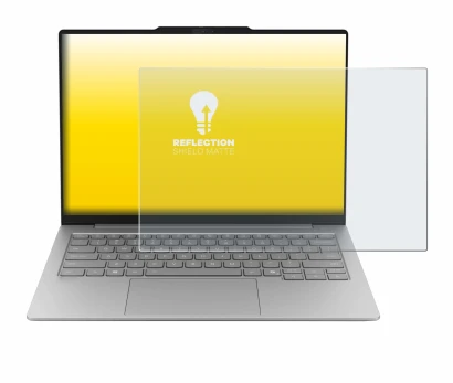 Immagine del dispositivo Lenovo ThinkBook 14X con un'ampia varietà di protezioni per lo schermo.