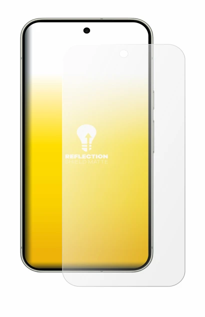 Immagine del dispositivo Google Pixel 11 Pro XL con un'ampia varietà di protezioni per lo schermo.