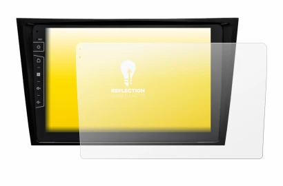 Immagine del dispositivo Dynavin D10-W211 Premium con un'ampia varietà di protezioni per lo schermo.