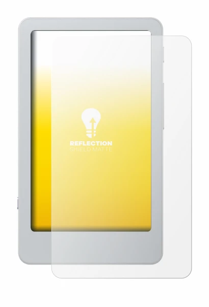 Immagine del dispositivo Onyx Boox Picco con un'ampia varietà di protezioni per lo schermo.