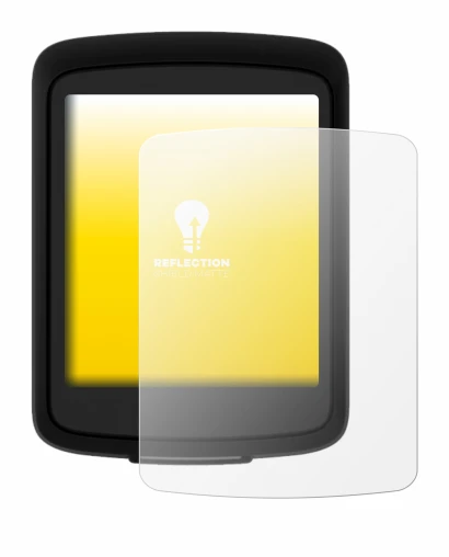 Immagine del dispositivo Bryton Rider E10 con un'ampia varietà di protezioni per lo schermo.