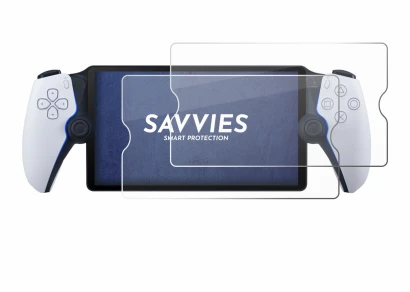 Immagine del dispositivo Sony Playstation Portal con un'ampia varietà di protezioni per lo schermo.