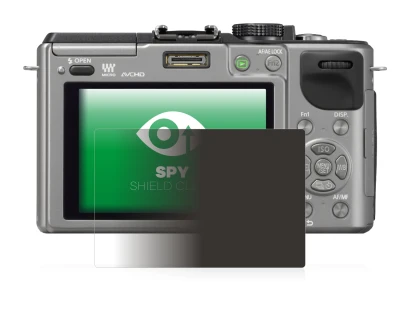 Immagine del dispositivo Panasonic Lumix DMC-GX1 con un'ampia varietà di protezioni per lo schermo.
