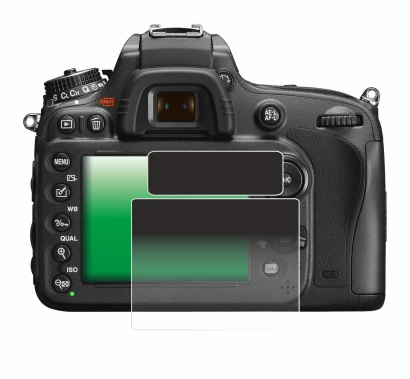 Immagine del dispositivo Nikon D600 con un'ampia varietà di protezioni per lo schermo.
