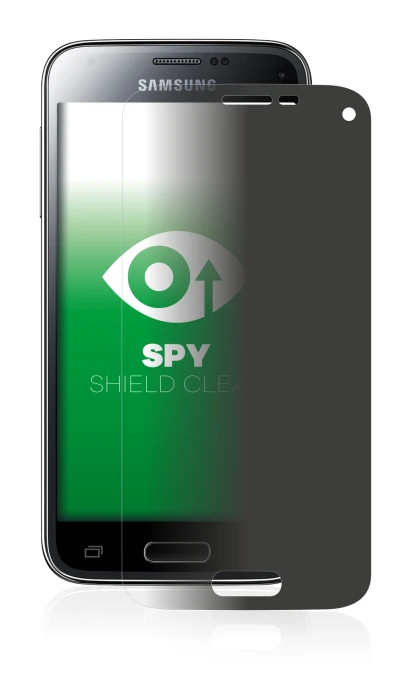 Immagine del dispositivo Samsung Galaxy S5 Mini SM-G800 con un'ampia varietà di protezioni per lo schermo.