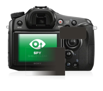 Immagine del dispositivo Sony Alpha 68 con un'ampia varietà di protezioni per lo schermo.