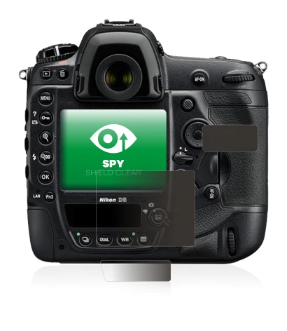 Immagine del dispositivo Nikon D5 con un'ampia varietà di protezioni per lo schermo.