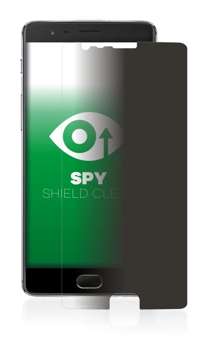 Immagine del dispositivo OnePlus 3 con un'ampia varietà di protezioni per lo schermo.