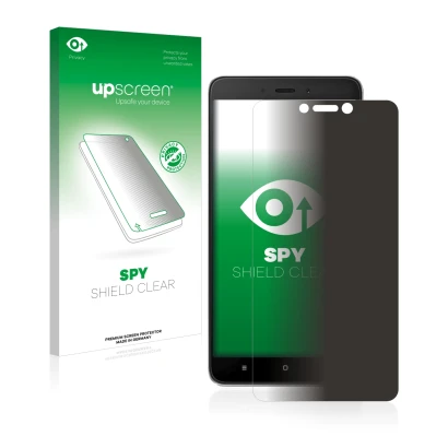 Parte frontale di una confezione del prodotto con il logo del marchio upscreen. Accanto è raffigurato il dispositivo Xiaomi Re