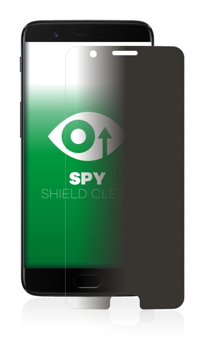 Immagine del dispositivo OnePlus 5 con un'ampia varietà di protezioni per lo schermo.