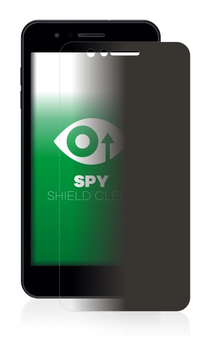 Immagine del dispositivo LG K9 con un'ampia varietà di protezioni per lo schermo.