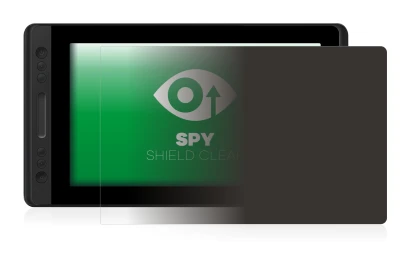 Immagine del dispositivo Huion Kamvas Pro 13 con un'ampia varietà di protezioni per lo schermo.