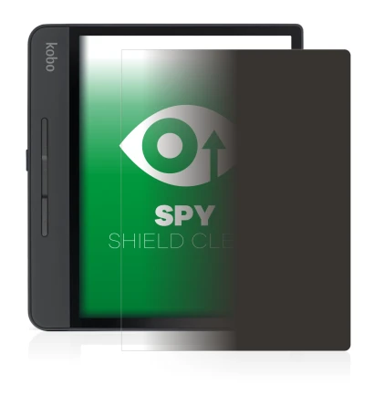 Immagine del dispositivo Kobo Forma con un'ampia varietà di protezioni per lo schermo.