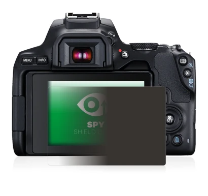 Immagine del dispositivo Canon EOS 250D con un'ampia varietà di protezioni per lo schermo.