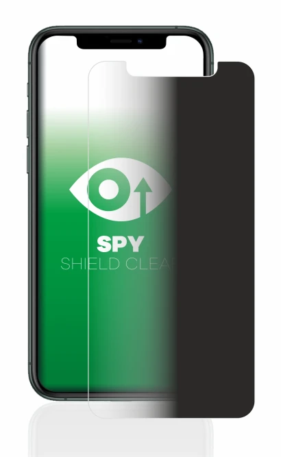 Immagine del dispositivo Apple iPhone 11 Pro con un'ampia varietà di protezioni per lo schermo.