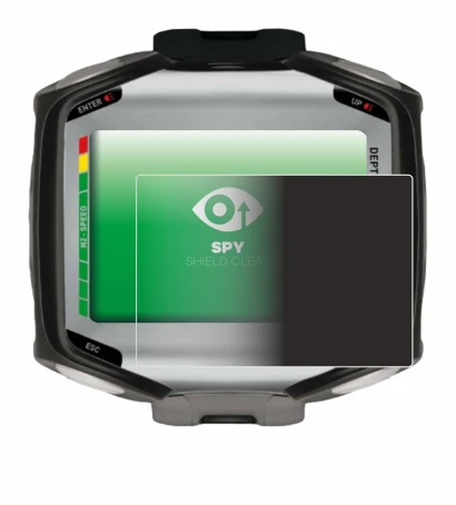 Immagine del dispositivo Mares Quad con un'ampia varietà di protezioni per lo schermo.