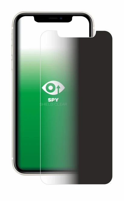 Immagine del dispositivo Apple iPhone 11 con un'ampia varietà di protezioni per lo schermo.