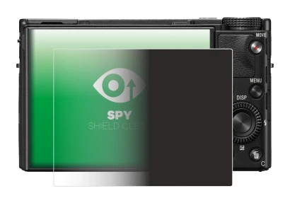 Immagine del dispositivo Sony Cyber-Shot DSC-RX100 VII con un'ampia varietà di protezioni per lo schermo.