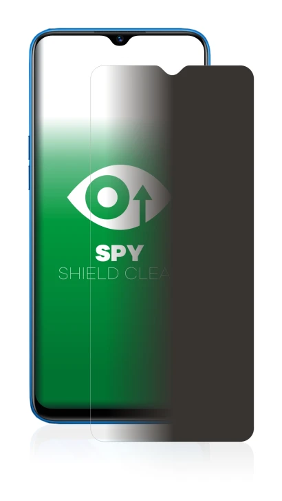 Immagine del dispositivo realme 5 con un'ampia varietà di protezioni per lo schermo.