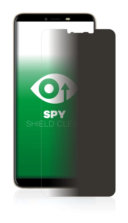 Immagine del dispositivo Tecno Spark 2 con un'ampia varietà di protezioni per lo schermo.