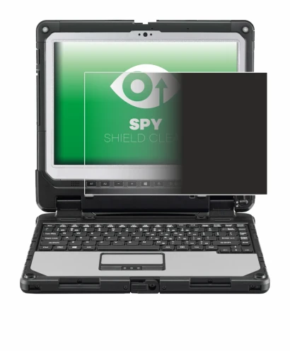 Immagine del dispositivo Panasonic Toughbook CF-33 con un'ampia varietà di protezioni per lo schermo.