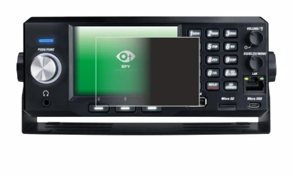 Immagine del dispositivo Uniden SDS200E con un'ampia varietà di protezioni per lo schermo.