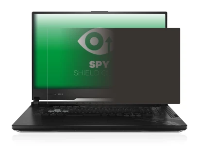 Immagine del dispositivo ASUS ROG Strix G17 G712LW-EV010T con un'ampia varietà di protezioni per lo schermo.