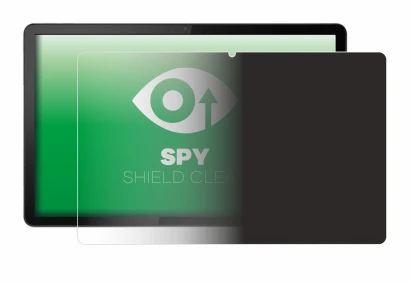 Immagine del dispositivo Lenovo Tab P11 (in formato orizzontale) con un'ampia varietà di protezioni per lo schermo.