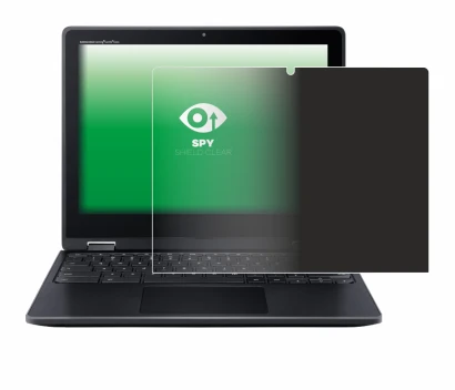 Immagine del dispositivo Acer Chromebook Spin 512 con un'ampia varietà di protezioni per lo schermo.