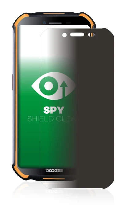 Immagine del dispositivo Doogee S40 Pro con un'ampia varietà di protezioni per lo schermo.
