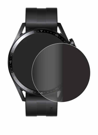 Immagine del dispositivo Huawei Watch GT 3 (46 mm) con un'ampia varietà di protezioni per lo schermo.
