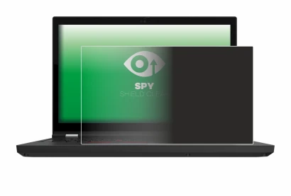 Immagine del dispositivo Lenovo ThinkPad P15 Gen 2 con un'ampia varietà di protezioni per lo schermo.