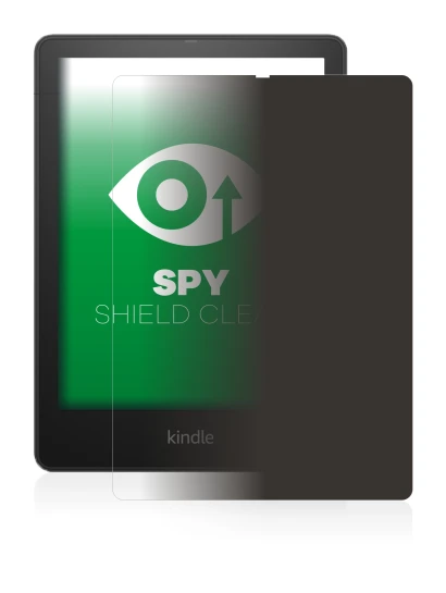 Immagine del dispositivo Amazon Kindle Paperwhite 2021 Signature Edition con un'ampia varietà di protezioni per lo schermo.