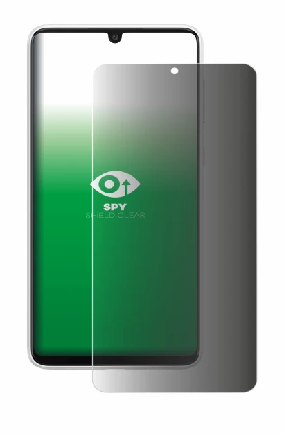 Immagine del dispositivo Samsung Galaxy A33 5G con un'ampia varietà di protezioni per lo schermo.