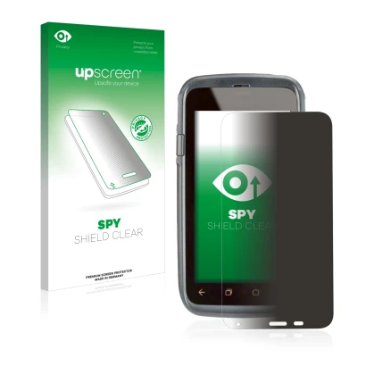 Parte frontale di una confezione del prodotto con il logo del marchio upscreen. Accanto è raffigurato il dispositivo Honeywell