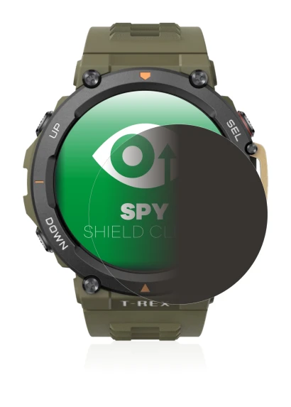 Immagine del dispositivo Huami Amazfit T-Rex 2 con un'ampia varietà di protezioni per lo schermo.