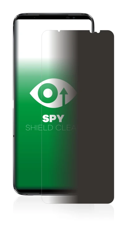Immagine del dispositivo ASUS ROG Phone 6 con un'ampia varietà di protezioni per lo schermo.