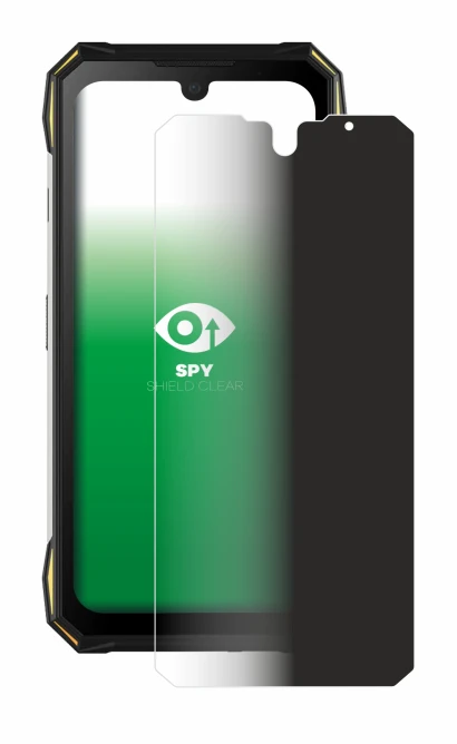 Immagine del dispositivo Doogee S89 Pro con un'ampia varietà di protezioni per lo schermo.