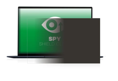 Immagine del dispositivo ASUS ZenBook 14 OLED con un'ampia varietà di protezioni per lo schermo.