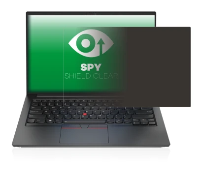 Immagine del dispositivo Lenovo ThinkPad E14 Gen 4 con un'ampia varietà di protezioni per lo schermo.